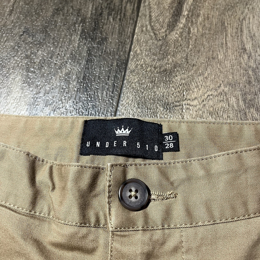 Under 510 Core Stretch Chino Pants Men's 30x28 Almond Tapered NWT - Picture 3 of 9